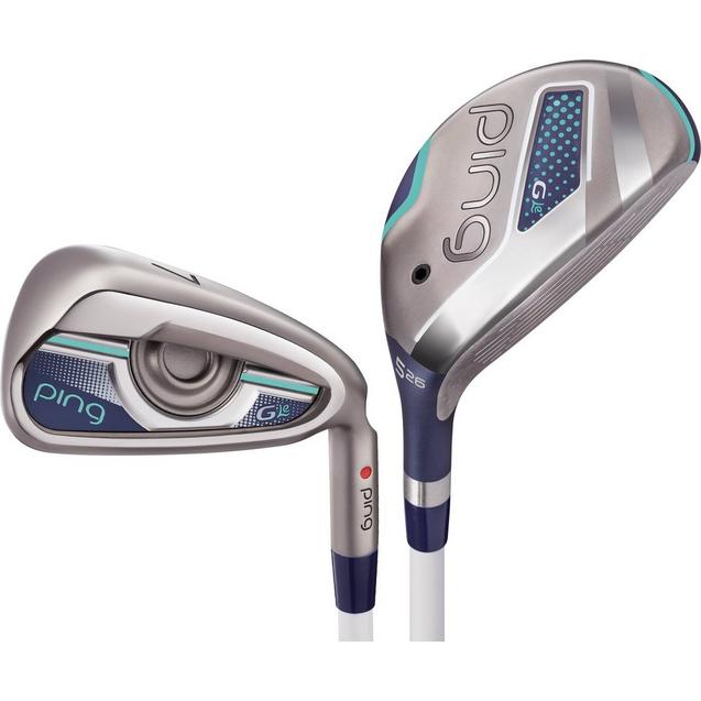 Ensemble de fers G LE 4H, 5H, 6-PW, SW pour femmes avec tiges en graphite PING