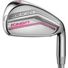 Ensemble de fers King F7 5-PW, GW, SW avec tiges en graphite pour femmes
