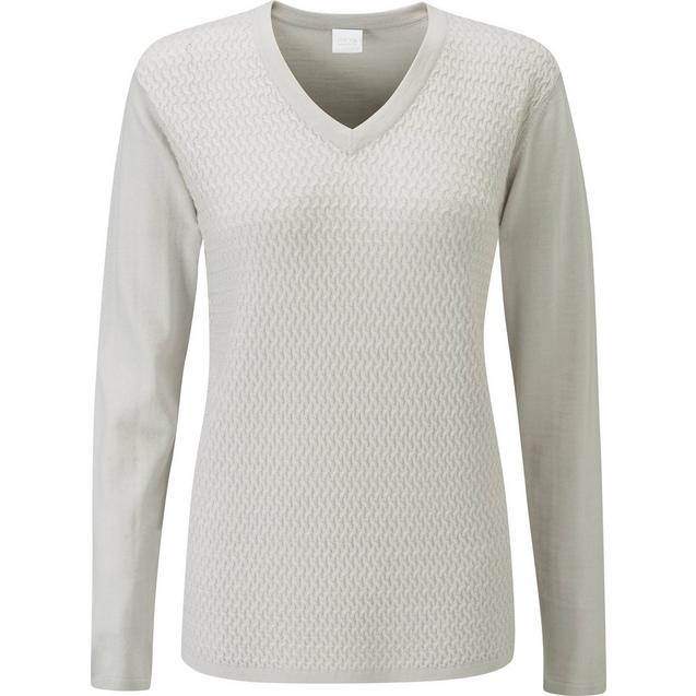Veste Julienne à col en V avec manches longues pour femmes