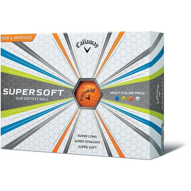 2017 Supersoft Golf Balls - Multi Coloured