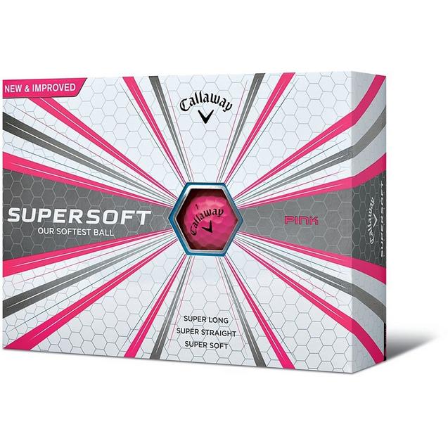 2017 Supersoft Golf Balls - Pink