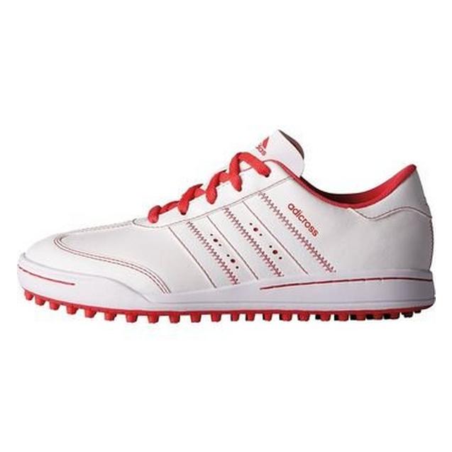 Chaussures adicross V sans crampons pour juniors – Blanc/Rose