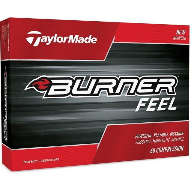 Balles Burner Feel 2017, 12 balles TAYLORMADE