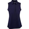 Women's Solid Sleeveless Racerback Polo