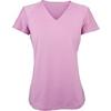 Women's Notch Neck No Collar Short Sleeve Polo