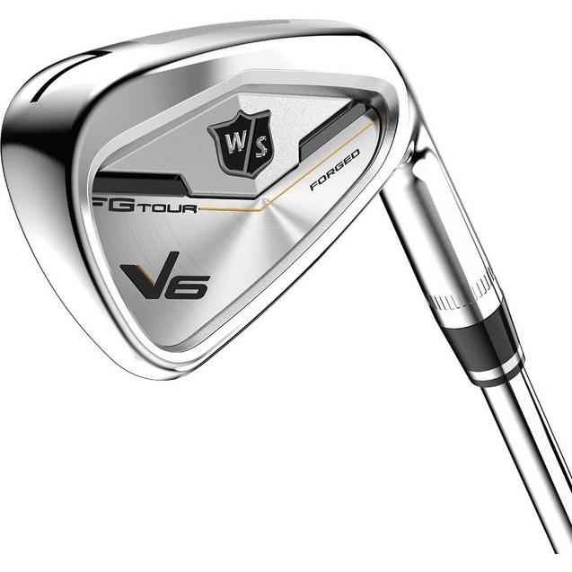 FG Tour V6 4-PW, AW Iron Set with Steel Shafts WILSON