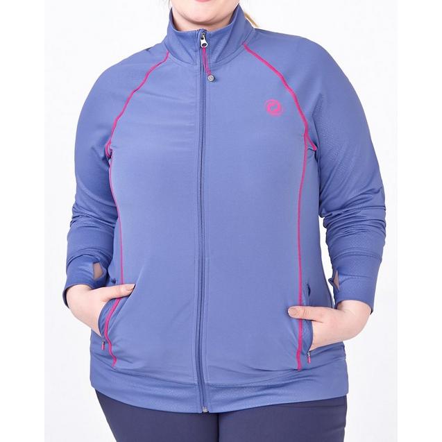 Women's Full Zip Long Sleeve Top ACTIVE ZONE