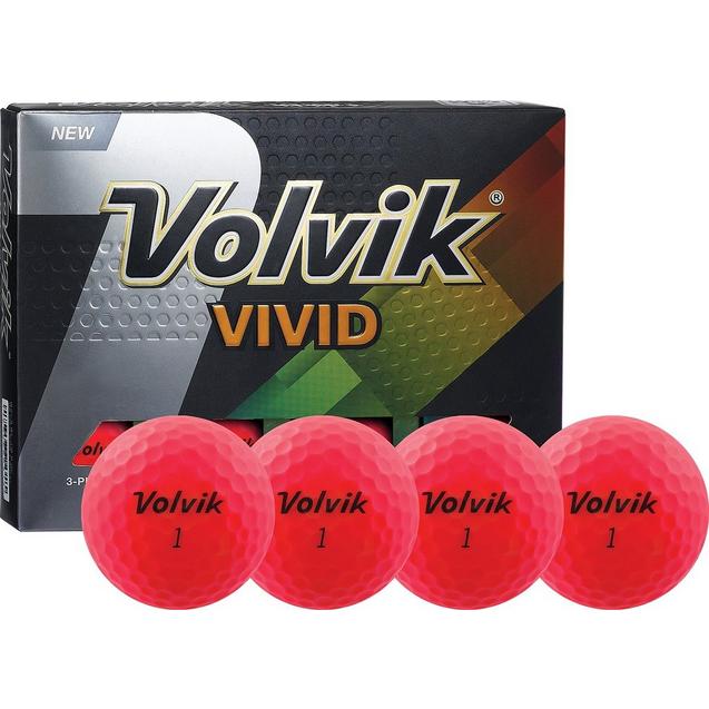 Vivid Golf Balls - Pink