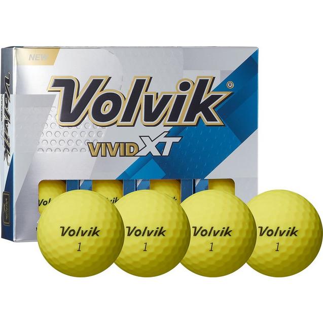 Vivid XT Golf Balls - Yellow