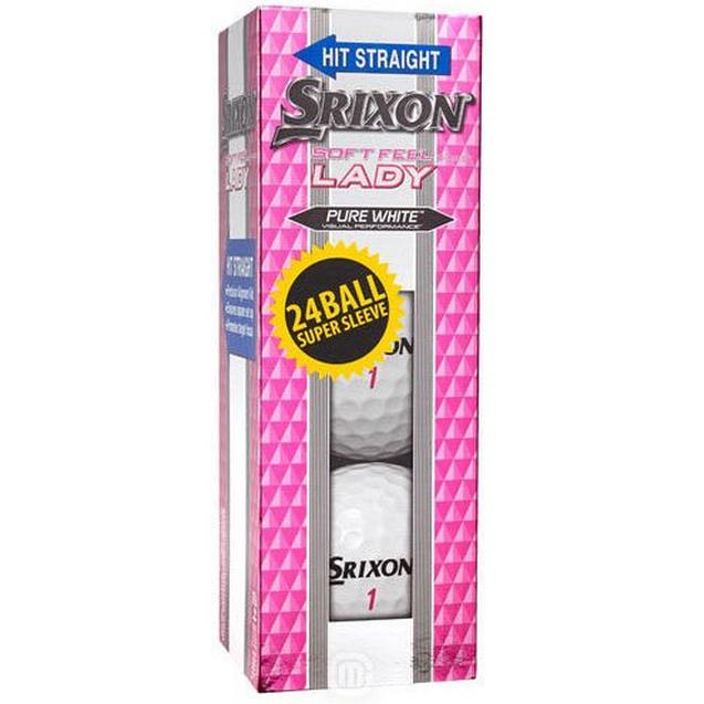 Women's Soft Feel 4 Super Sleeve 24-Pack Golf Balls - White