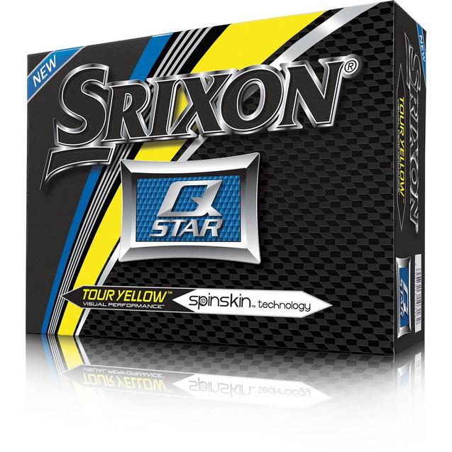 Q-Star 4 Golf Balls - Yellow SRIXON