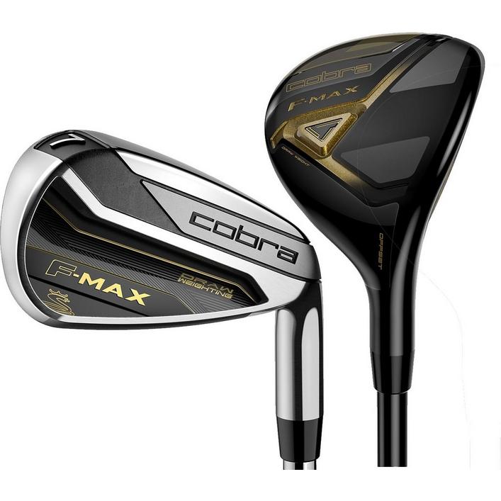 F-MAX 4H, 5H, 6-PW, SW Combo Iron Set with Steel Shafts | COBRA | Golf ...