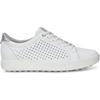 Women's Casual Hybrid 2 Perf Spikeless Shoe - White/Silver