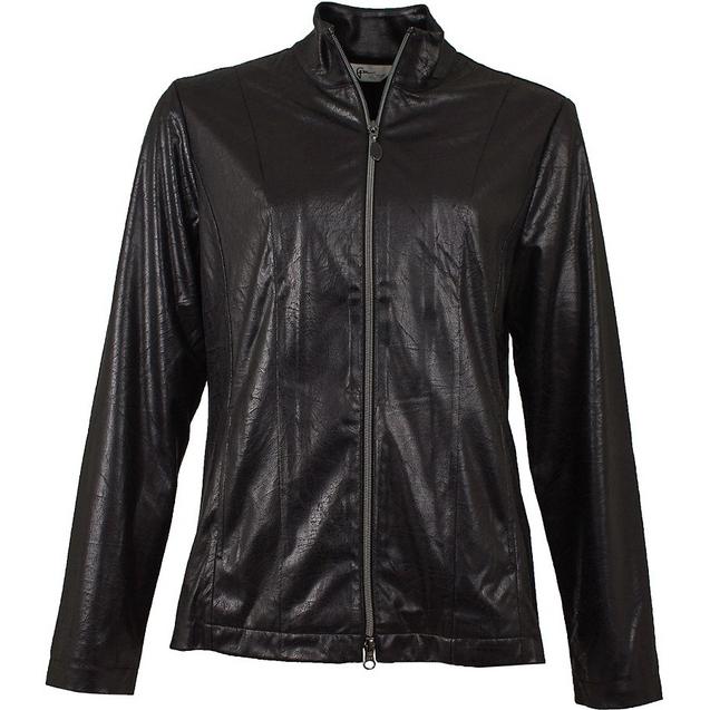Women's Distressed Faux Leather Jacket