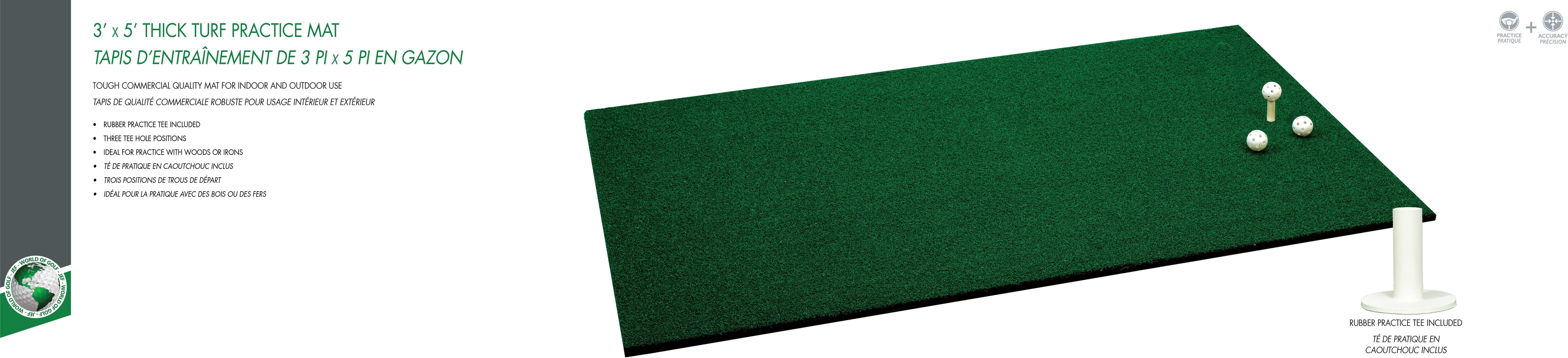 3 x 5 Thick Turf Mat