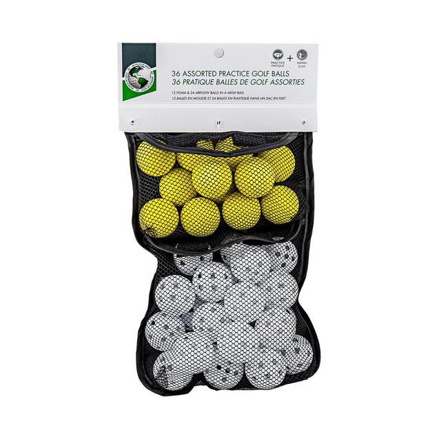 36 Assorted Practice Golf Balls | ZTECH | Training Aids | Unisex
