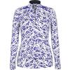 Womens Adele Printed Long Sleeve Mock 