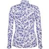 Womens Adele Printed Long Sleeve Mock 