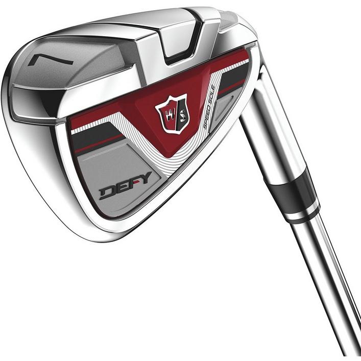 DEFY 4-PW, AW Iron Set with Steel Shafts - Left Handed Only