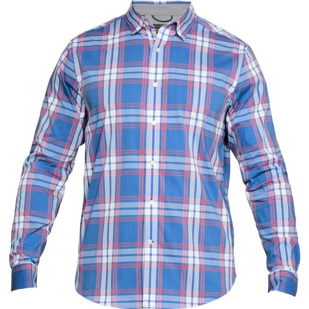 Men's Performance Plaid Woven Long Sleeve Shirt UNDER ARMOUR