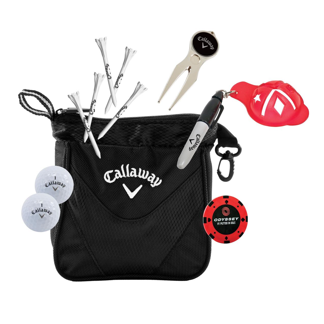 Starter Set: Pouch, Align Tool, Divot Tool, Chip, Balls, Tees