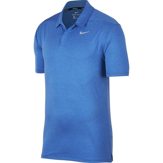 Nike men's control store stripe dry golf polo