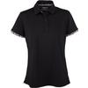 Womens Short Sleeve Tipped Polo 