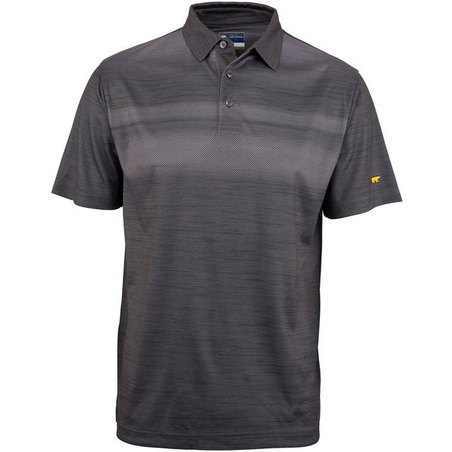 Men's Fading Front Panel Short Sleeve Polo