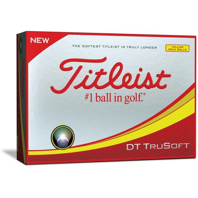 DT TruSoft Golf Balls - Yellow