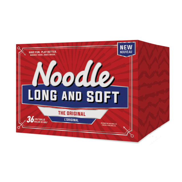 Noodle Long and Soft Golf Balls - 36 Pack