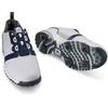 Mens Contour Fit Boa Spiked Golf Shoe - WHT/NVY