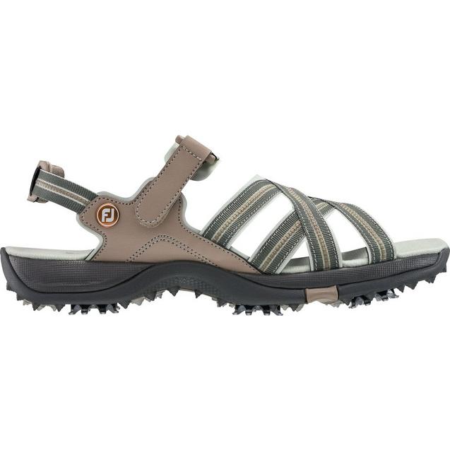 Women's Webbing Spiked Golf Sandal - Tan FOOTJOY