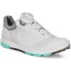 Womens Goretex Biom Hybrid 3 Boa Spikeless Golf Shoe  - WHT/GRN