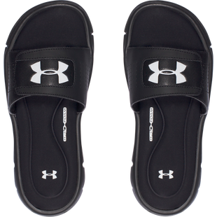 Juniors Ignite V Slide Sandal - BLK/WHT