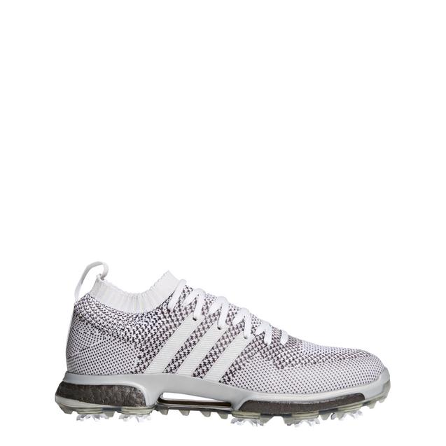 Men's Coloured Tour 360 Knit Spiked Golf Shoe - White