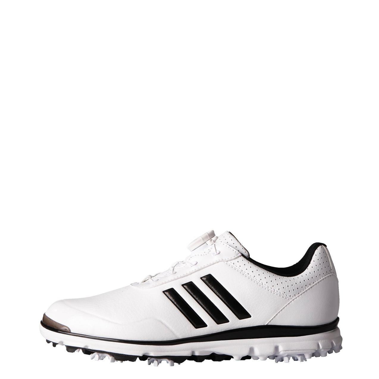 Women's Adistar Lite Boa Spiked Golf Shoe - WHT/BLK