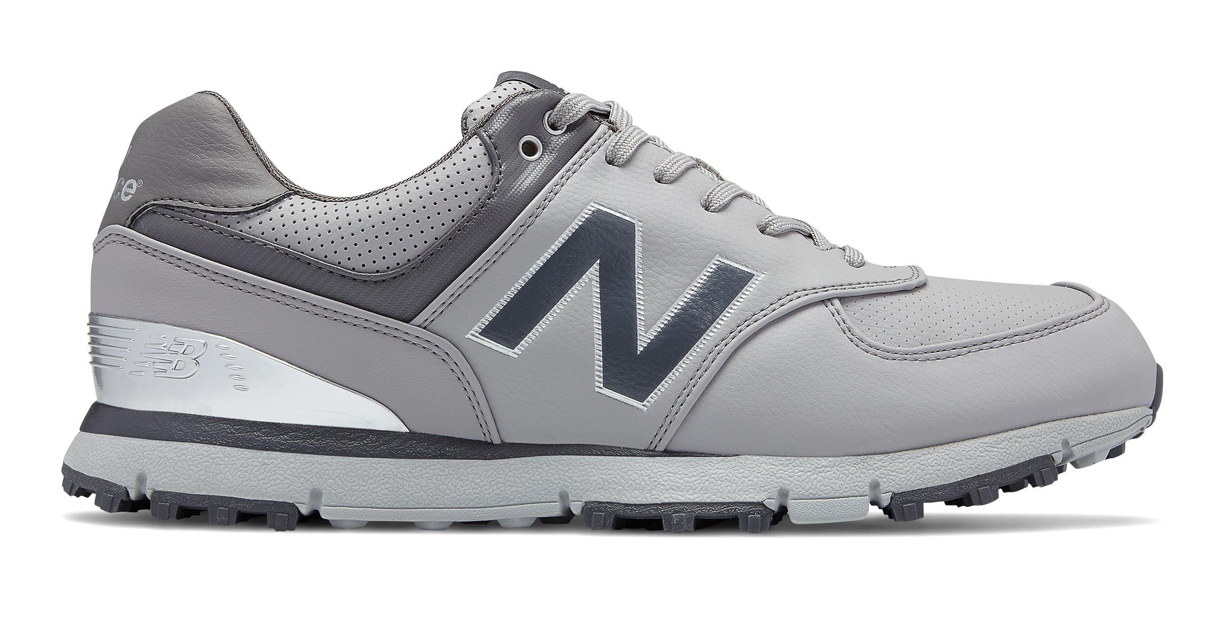Men's 574 Spikeless Golf Shoe GRY/SIL NEW BALANCE Golf Shoes