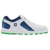Junior Pro SL Spikeless Golf Shoe - WHT/BLU/GRN