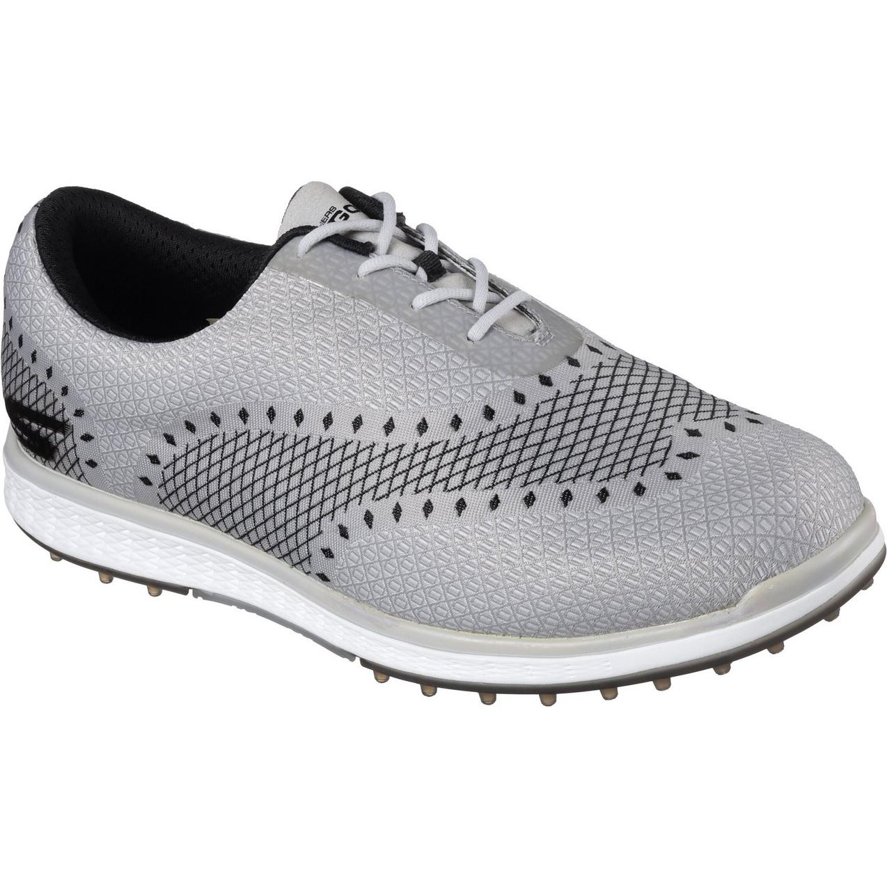 Men's Go Golf Elite Ace Spikeless Golf Shoe- LTGRY/BLK