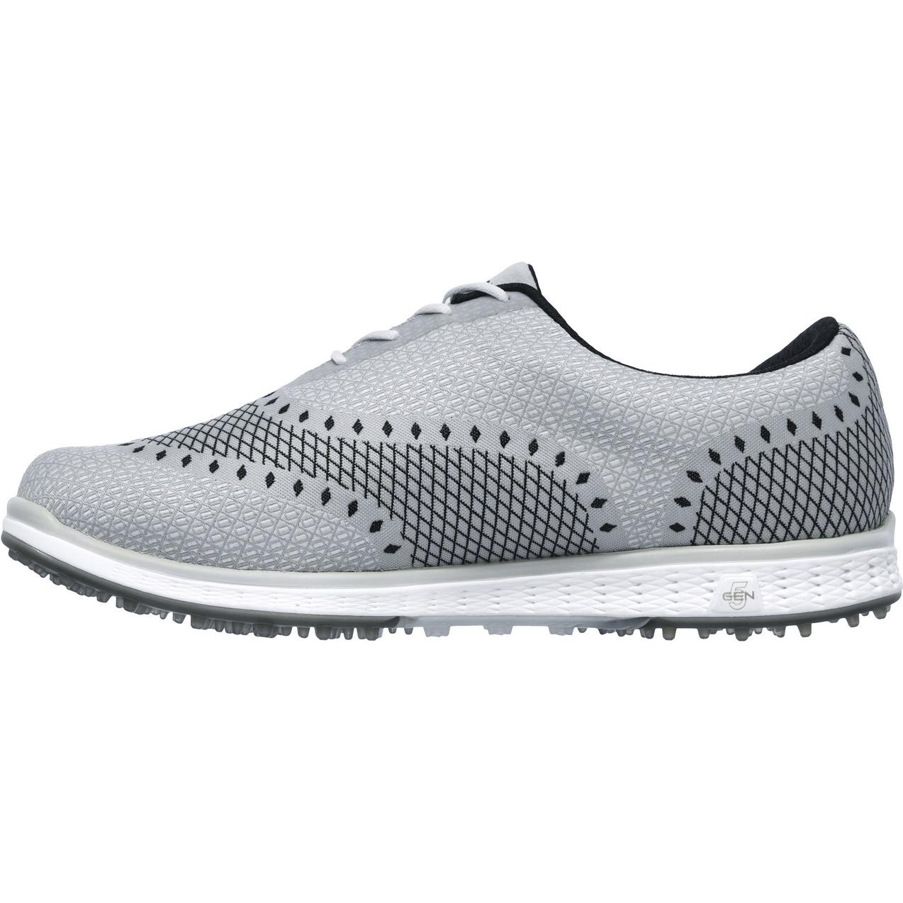 Men's Go Golf Elite Ace Spikeless Golf Shoe- LTGRY/BLK