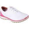 Chaussures Go Golf Elite 2 Canvas Oxford sans crampons pour femmes - Blanc/Rose