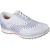 Chaussures Go Golf Elite Ace sans crampons pour femmes - Blanc/Bleu marin
