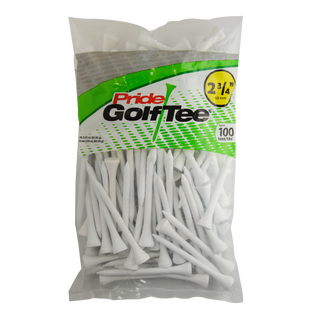 Deluxe White 2 3/4 Inch Tees (100 Count)