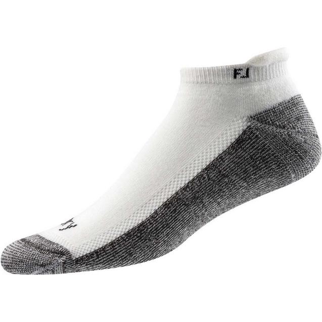 Mens Prodry Roll Tab White Socks FOOTJOY