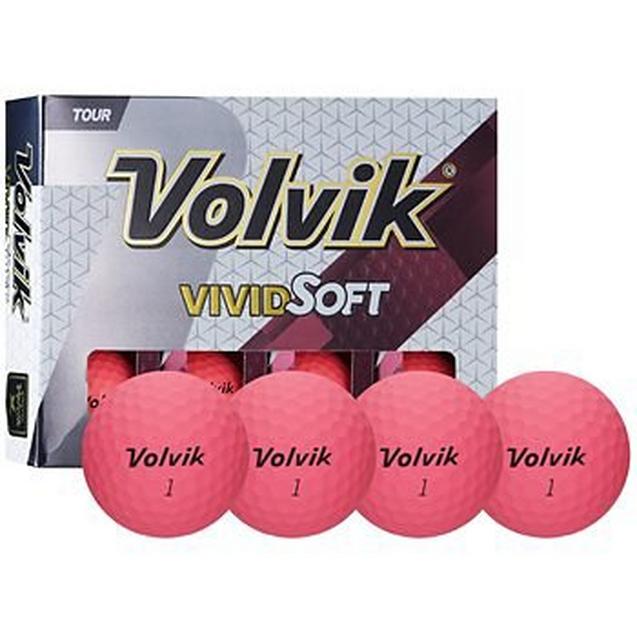 Vivid Soft Golf Balls - Pink