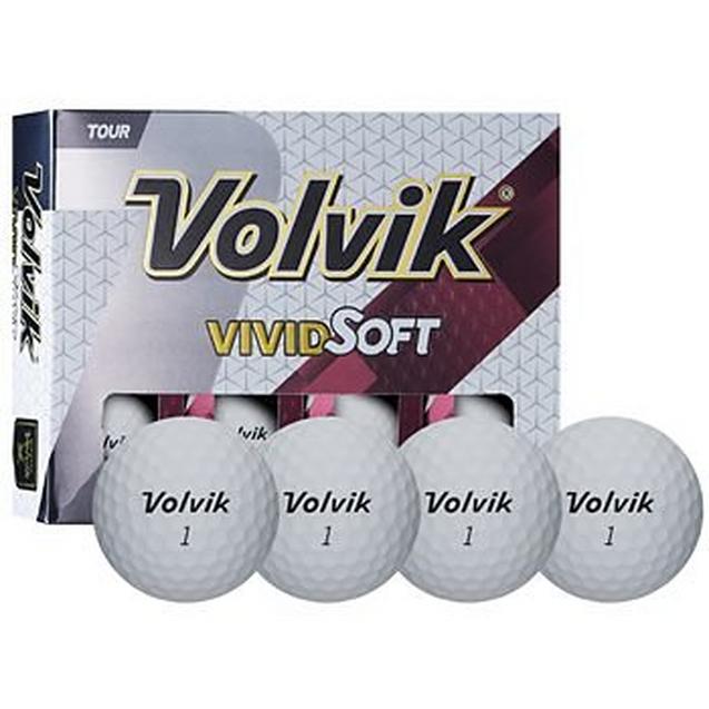 Vivid Soft Golf Balls - White