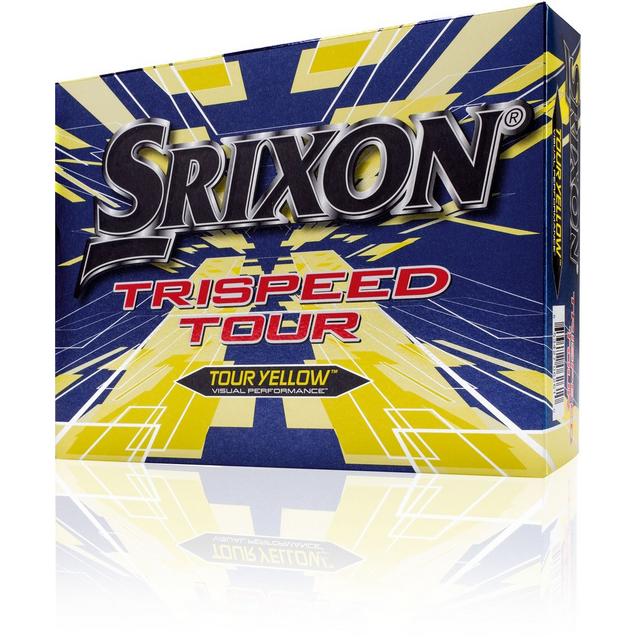 Trispeed Tour Golf Balls - Yellow SRIXON