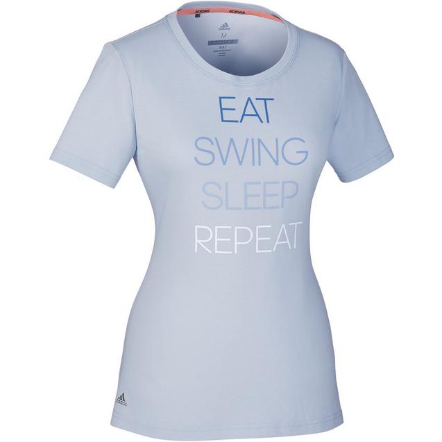 Women's Eat Swing Sleep Repeat Essential Short Sleeve Tee