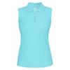Women's Nelly Solid Sleeveless Polo 