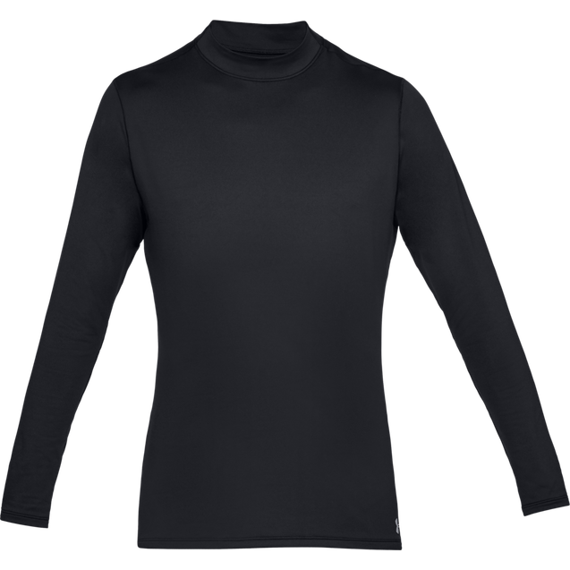 Under Armour Mens ColdGear Fitted Mock Blouse Base Layer (S, Black)